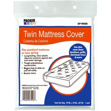 SCHWARZ SUPPLY Schwarz Supply SP-9000 40 x 10 x 86 in. Packer One Twin Mattress Cover 108150